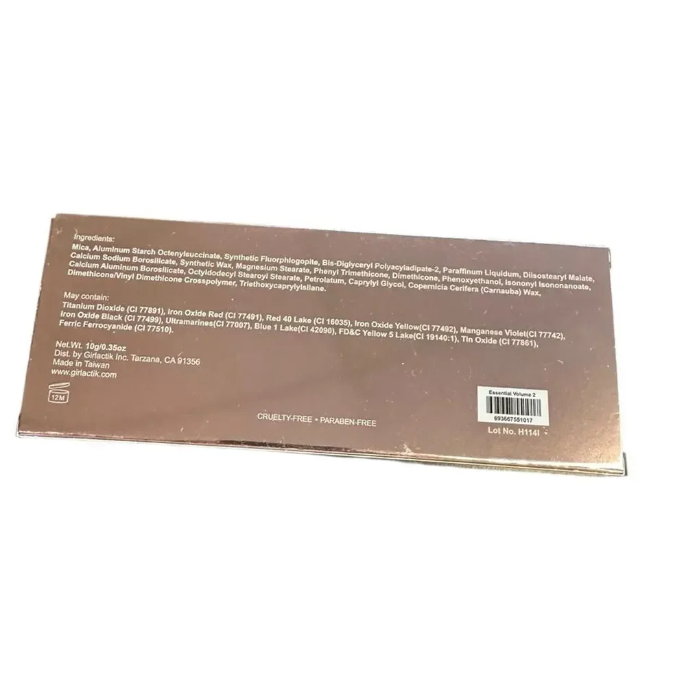 Girlactik Essential Palette Volume 2 Eyeshadow NEW